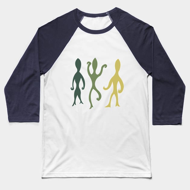 Aliens Baseball T-Shirt by gianbautista